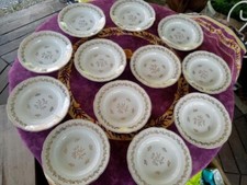 12 Assiette Creuse Blanches