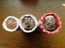 3 rouleaux non aveugles Finlande 1 2 5 cents 2000