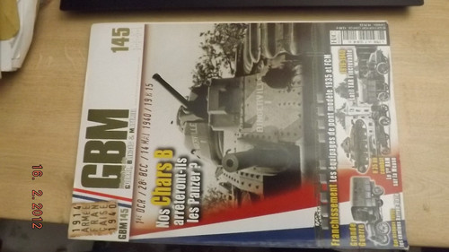 Revue gbm guerre bindés - gc,