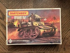 MATCHBOX 1/76 CHAR AMERICAIN M3 - A1 STUART / HONEY PK-84