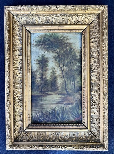 Antique french oil - antique,
