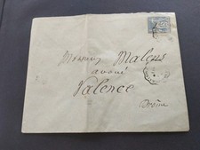 FRANCE LETTRE SAGE 90 OBL CAD CONVOYEUR GRENOBLA A LYON