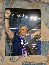 PSG FOOTBALL 20x15cm HAND SIGNED AUTOGRAFO  Luis Enrique Autograph