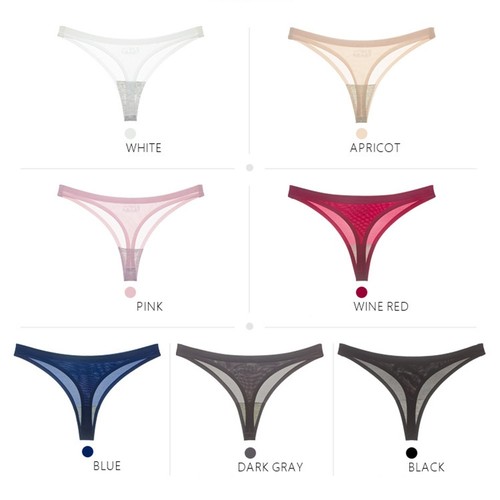 String pour femme soie glacée