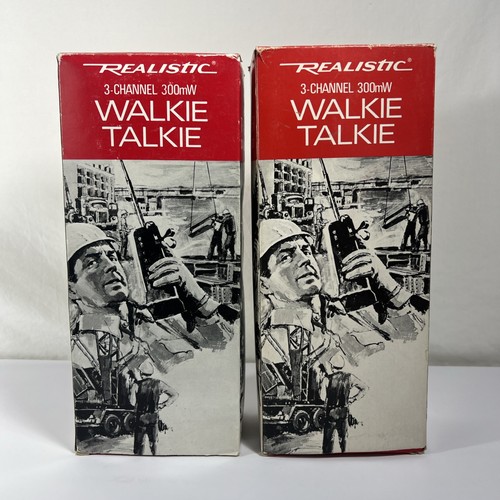 Walkie talkie new vintage - walkie,