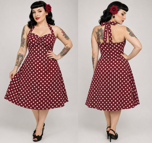 Robe sans manches vintage - sans,