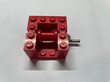 Lego 1 x red / rouge String Reel Winch w/Metal Handle (Red Drum) 360 364 910 580