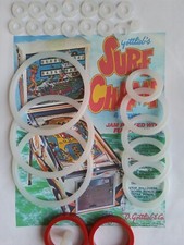 FLIPPER GOTTLIEB -SURF CHAMP-KIT ELASTIQUE SILLICONE TRANSPARENT-PINBALL RUBBER