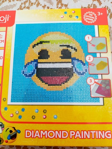 Broderie diamant emoji x - emoji, de