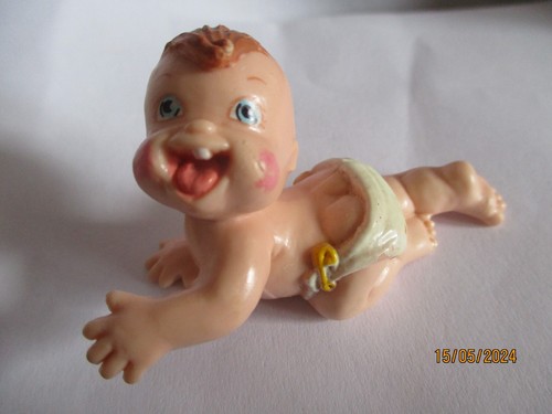 Figurine bébé vintage - bébé, "