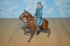 1/32 Soldat de Plomb cavalier français 14/18 Quiralu Mignot aludo WWI