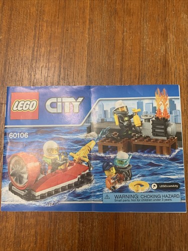 Lego city fire hovercraft - city,