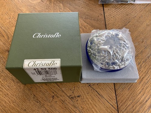 Christofle photophore bleu