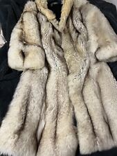 Manteau en fourrure de renard bleu (à faire réparer)