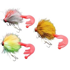 Leurre de p��che appat de bain multi articulaire PVC fil de soie color�� pagaie