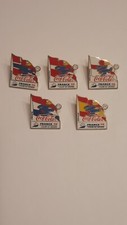 Lot de 5 pin's Coca-cola
