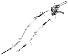 Levier Embrayage Avec Câbles