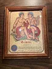 Framed Gemini Print 10” X