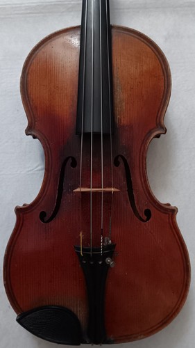 Old french violin original - old,