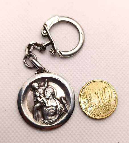 Médaille argent massif - , saint