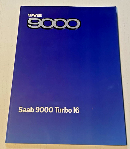 Brochure vente saab 9000 - saab,