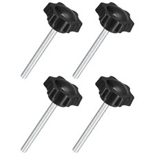 4Pcs Boutons Étoile M6 x