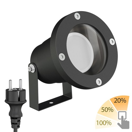 Projecteur jardin duk noir - projecteur,
