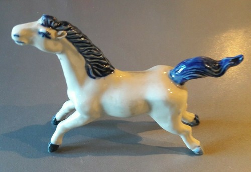 Cheval porcelaine blanche - cheval,