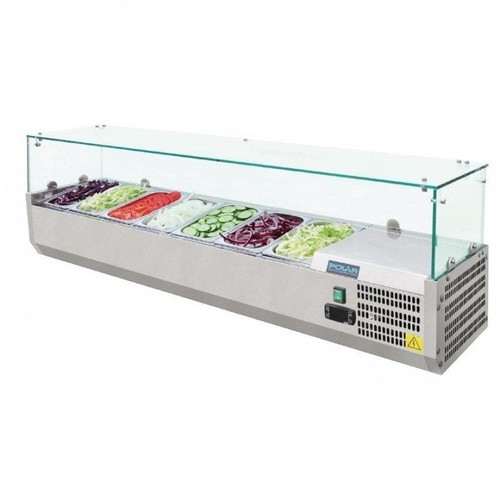 Vitrine inox réfrigérée - , à