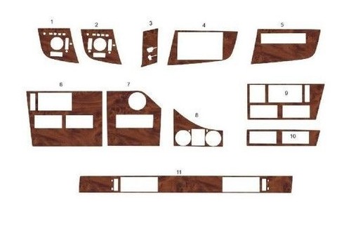 Acajou tableau bordure - tableau,