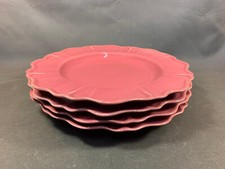 Lot de 4 grandes assiettes en céramique collection ATHEZZA diamètre 33cm