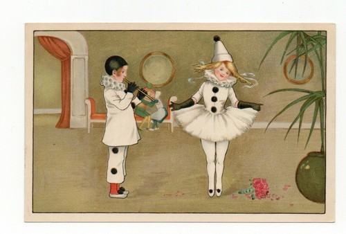 Pierrot colombine enfants - pierrot, et