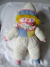 Doudou clown vintage poupee - doudou,