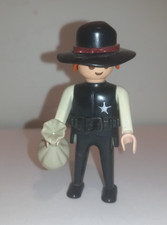 playmobil shérif cowboy Western far West saloon train diligence medieval vintage