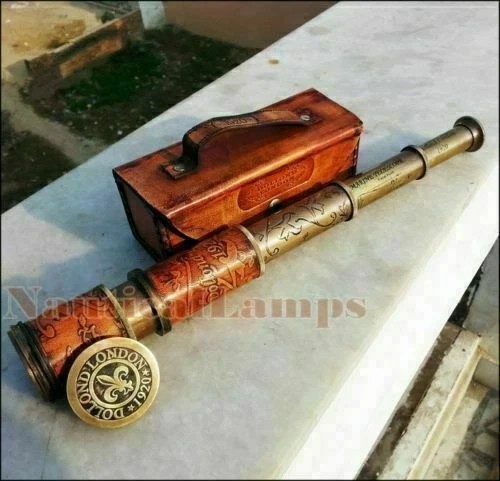 Ancien télescope laiton - tÉlescope, en