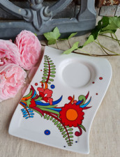 ANCIENNE SOUS TASSE ASSIETTE VILLEROY ET BOCH NEW WAVE