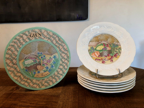 Assiettes dessert en - 6,