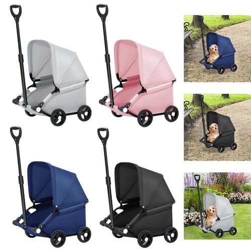 Poussette pliable pour chat - pour, et