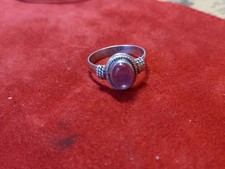 Jolie Bague En Argent Massif