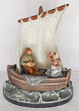 SAINT MALO  " LE BÉNÉDICITÉ EN MER " EN TERRE CUITE  de l' ISLE  ADAM