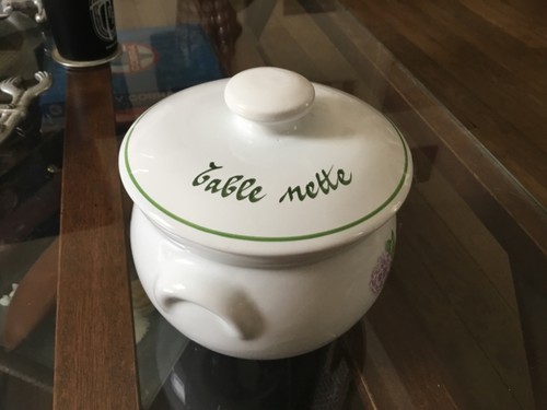 Pot porcelaine blanche - porcelaine,