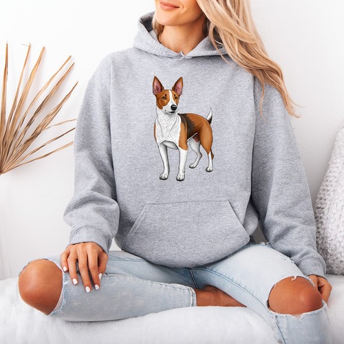 Sweat capuche basenji dog - sweat, à