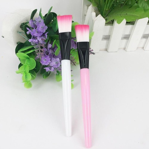 Pinceau maquillage plat - maquillage, rose