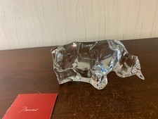 Taureau ou bœufs en cristal de Baccarat