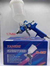 Pistolet Aérographe Peinture Professionnelle 1.7mm Gun HVLP H-827 50-70 PSI AWE
