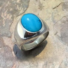 Bague homme chevalière ovale