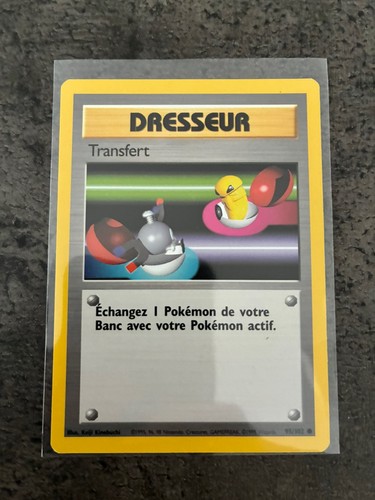 Carte pokémon dresseur - carte,
