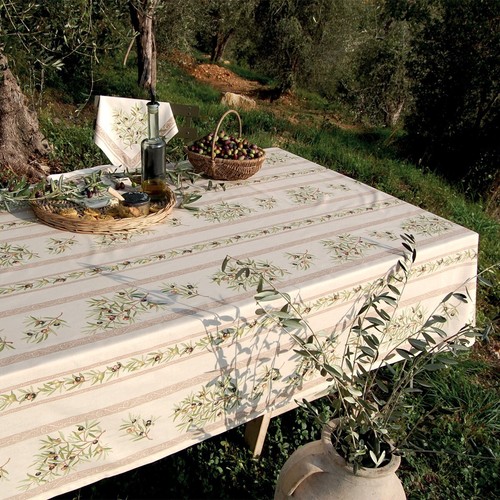Nappe clos des oliviers écru