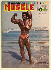 ►LE MONDE DU MUSCLE  n°4 - 1976 - ROBBY ROBINSON - COLUMBU - SCHWARZENEGGER