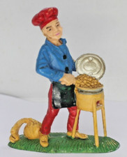 SANTON , résine , LE MARCHAND de SOUPE ,hauteur env. 10 cm / réf. 10/104